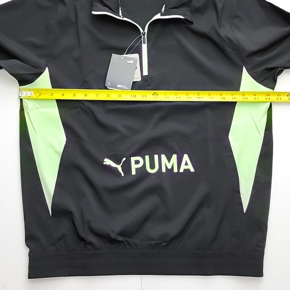 Puma Drycell Men's Black Lightweight Performance Jacket Windbreaker Sz M - Picture 12 of 13